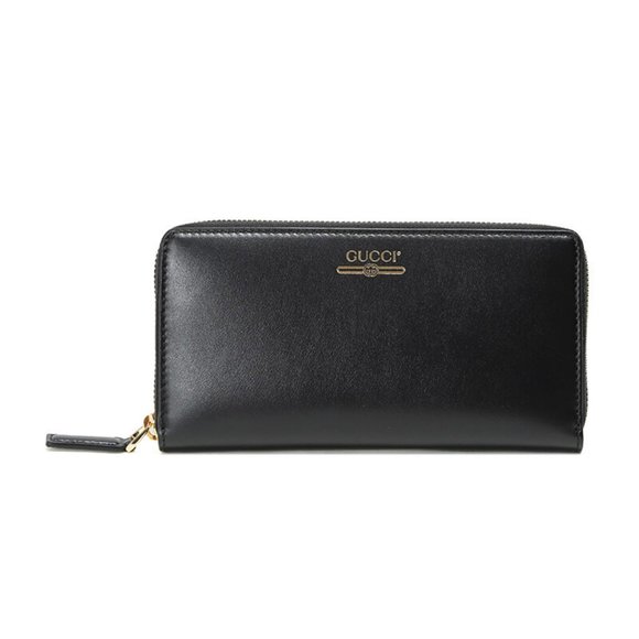 Gucci Zip Around Leather Wallet with Metallic Logo - Picture 2 of 8